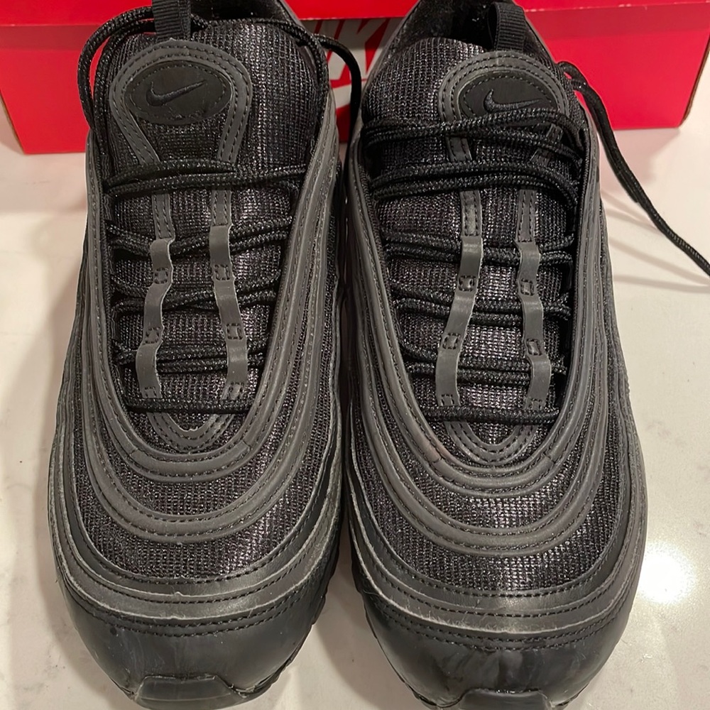 Nike air max 97 triple black - Men's size 9